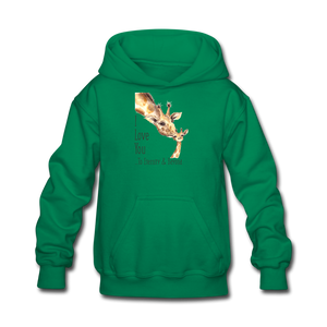 Eternity & Beyond - Kids' Hoodie - kelly green