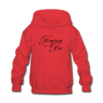 Forgiven & Free - Kids' Hoodie - red