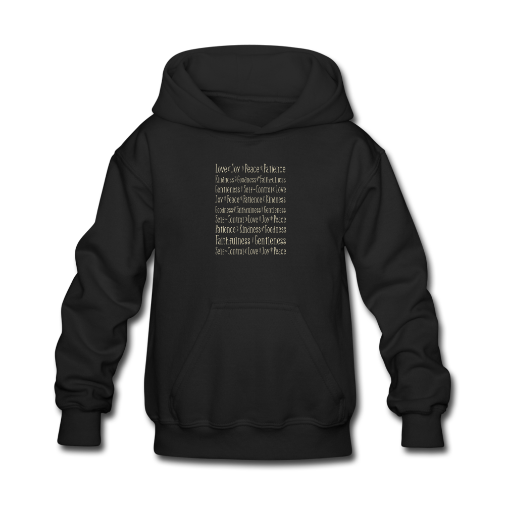 Fruit of the Spirit - Kids' Hoodie - black