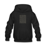 Fruit of the Spirit - Kids' Hoodie - black