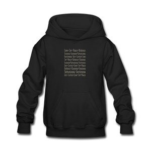 Fruit of the Spirit - Kids' Hoodie - black