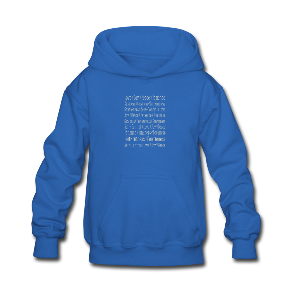 Fruit of the Spirit - Kids' Hoodie - royal blue