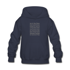 Fruit of the Spirit - Kids' Hoodie - navy