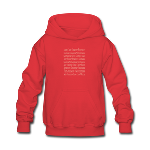 Fruit of the Spirit - Kids' Hoodie - red