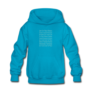 Fruit of the Spirit - Kids' Hoodie - turquoise