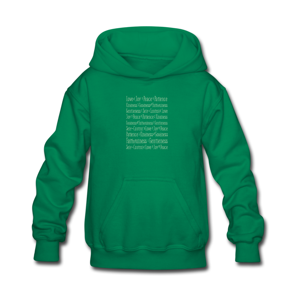 Fruit of the Spirit - Kids' Hoodie - kelly green