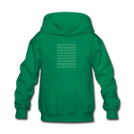 Fruit of the Spirit - Kids' Hoodie - kelly green