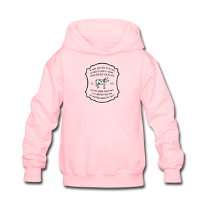 Grass for Cattle - Kids' Hoodie - pink