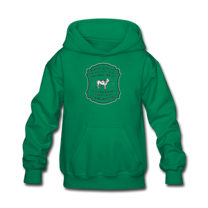 Grass for Cattle - Kids' Hoodie - kelly green