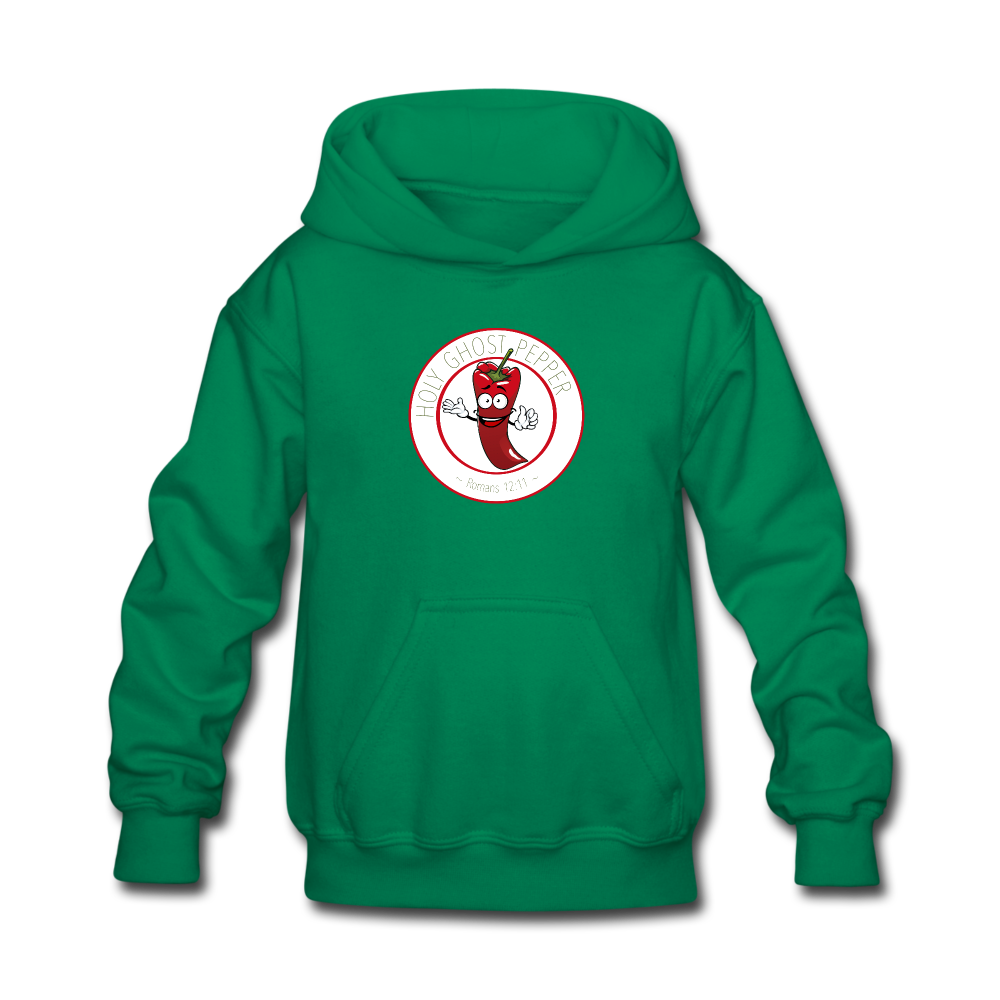 Holy Ghost Pepper - Kids' Hoodie - kelly green