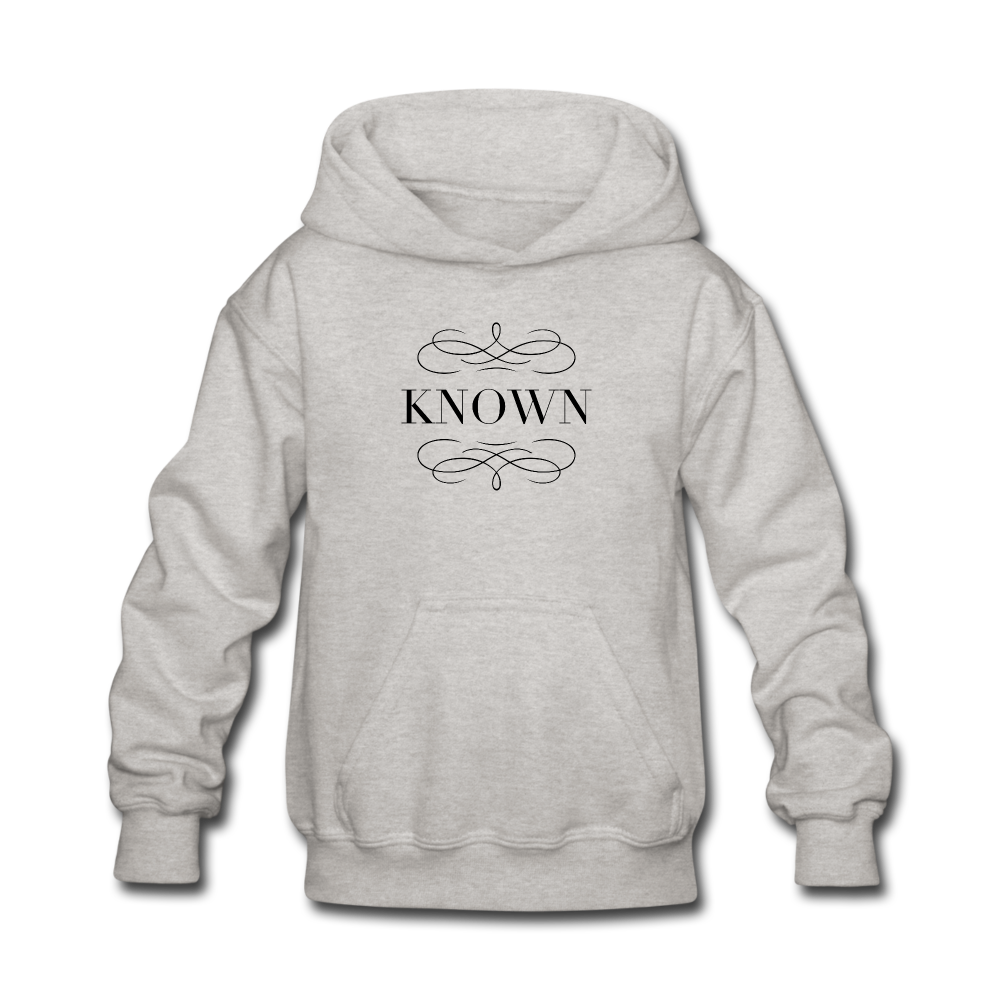 Known - Kids' Hoodie - heather gray