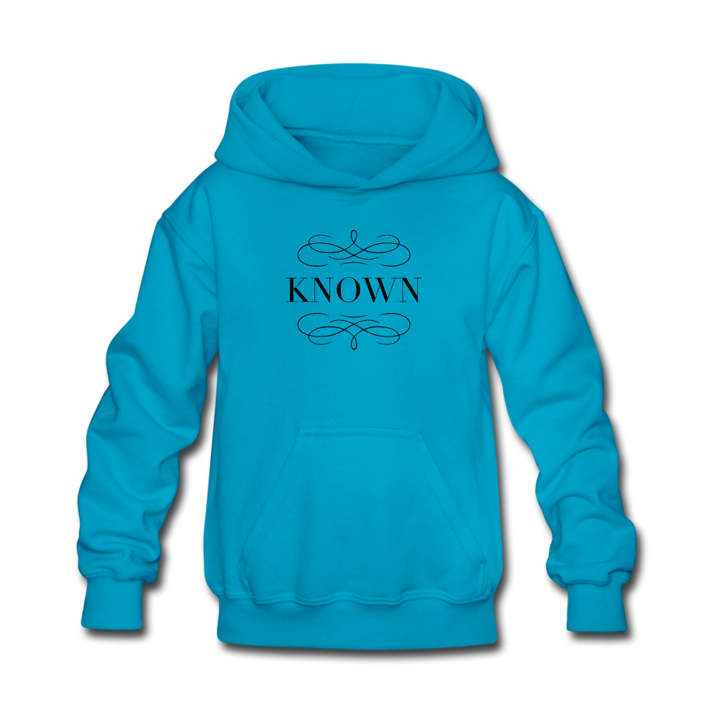 Known - Kids' Hoodie - turquoise