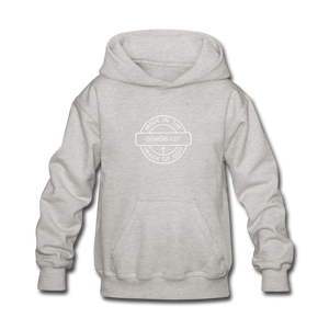 Made in the Image of God - Kids' Hoodie - heather gray