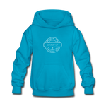 Made in the Image of God - Kids' Hoodie - turquoise