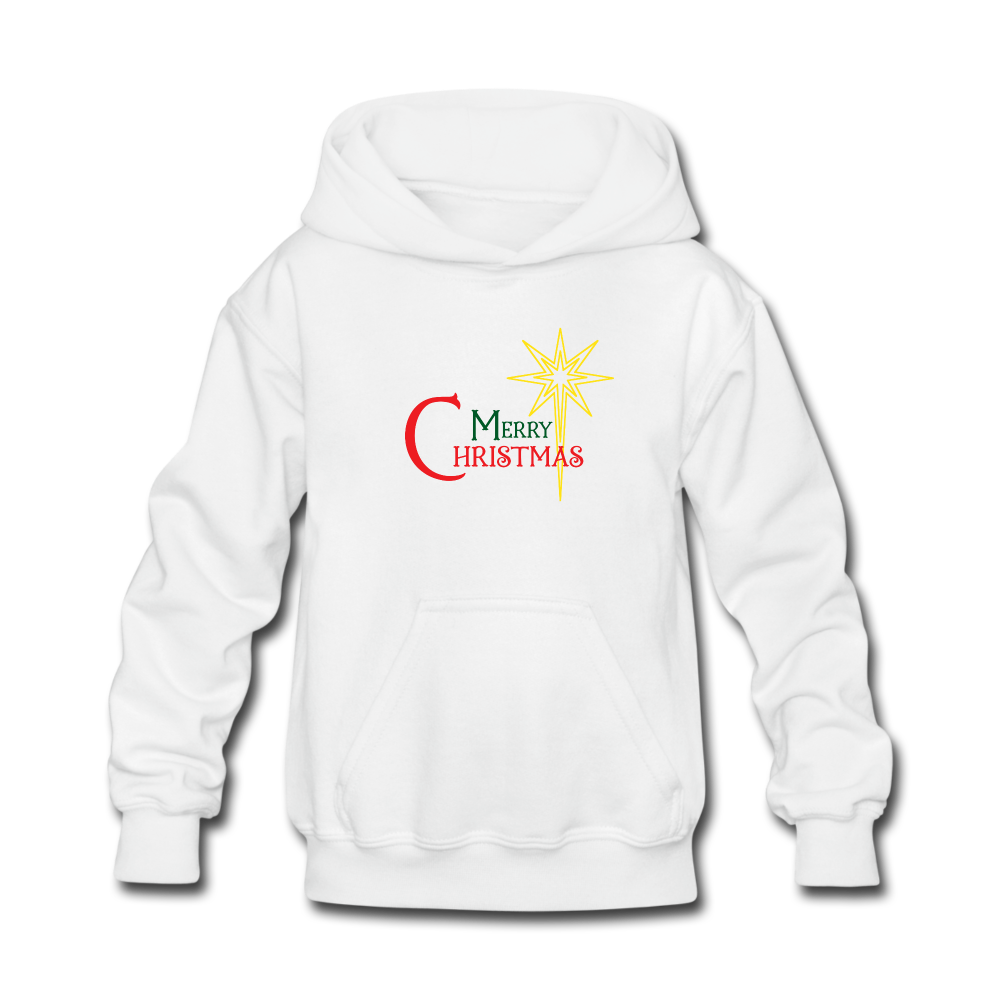 Merry Christmas - Kids' Hoodie - white