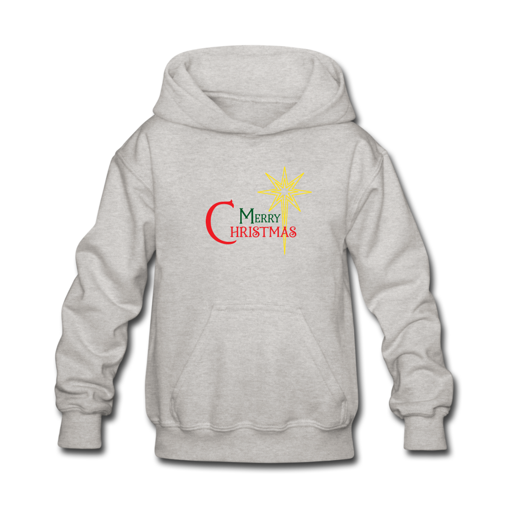 Merry Christmas - Kids' Hoodie - heather gray