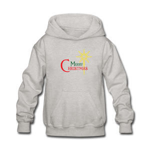 Merry Christmas - Kids' Hoodie - heather gray