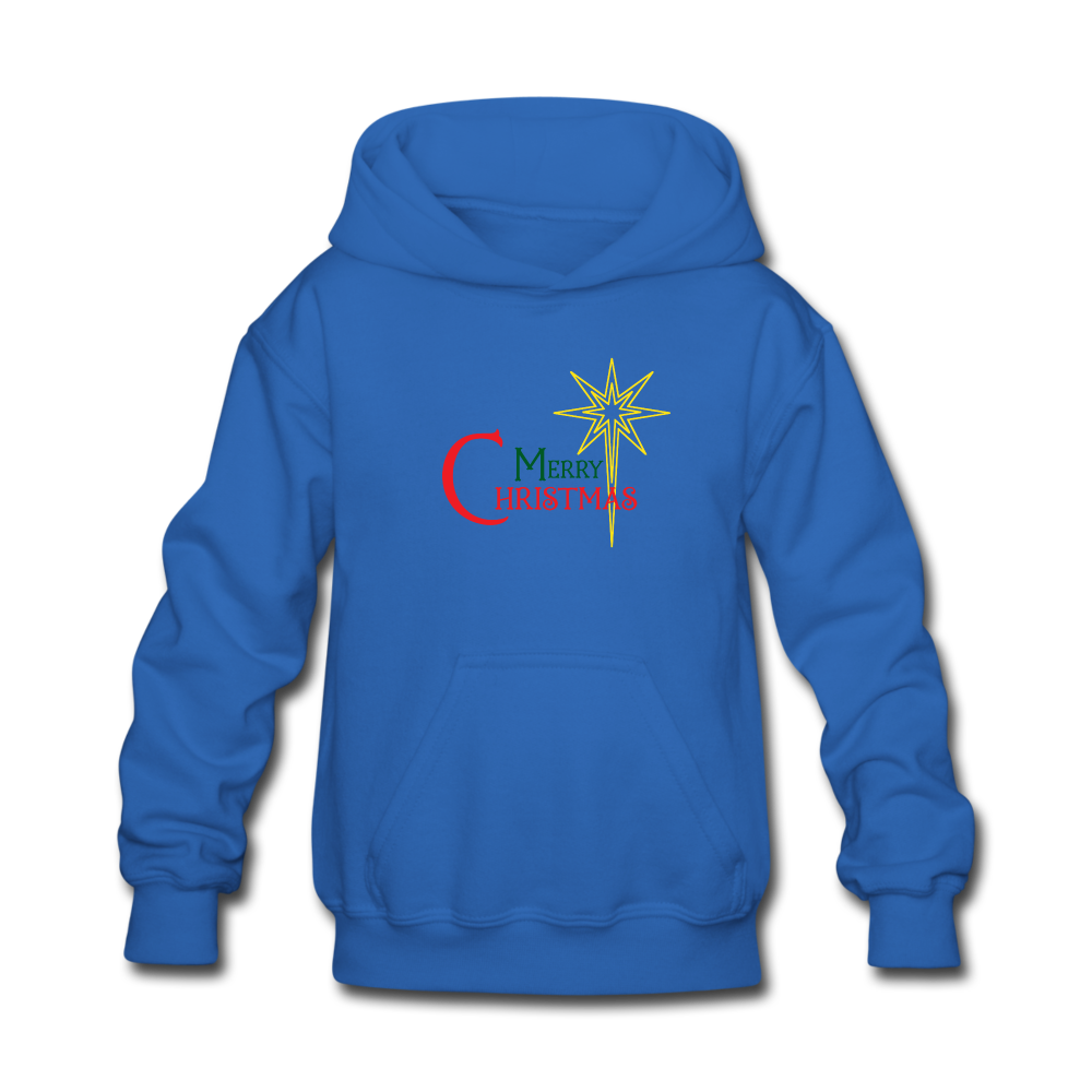 Merry Christmas - Kids' Hoodie - royal blue