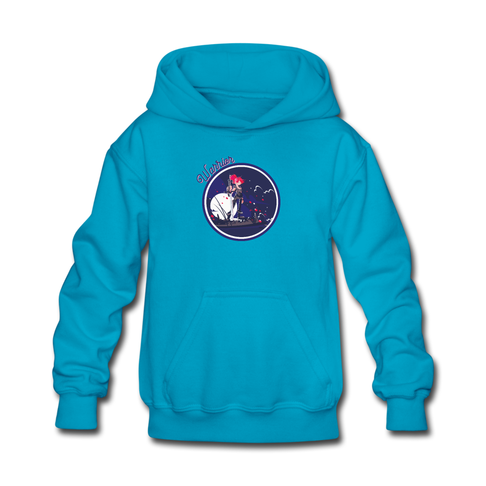 Warrior (Female) - Kids' Hoodie - turquoise