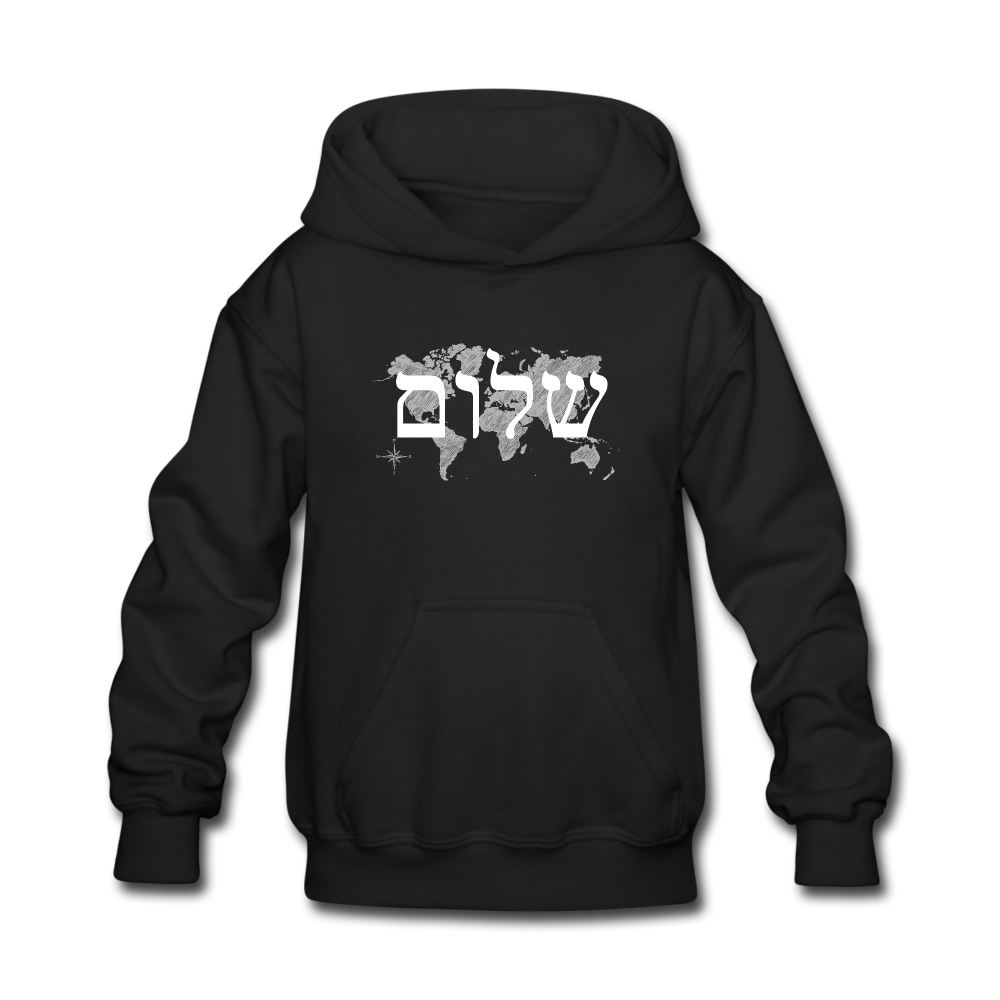 Peace on Earth - Kids' Hoodie - black