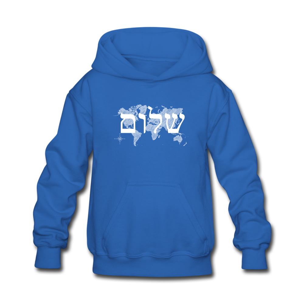 Peace on Earth - Kids' Hoodie - royal blue