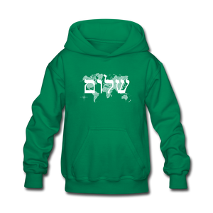 Peace on Earth - Kids' Hoodie - kelly green
