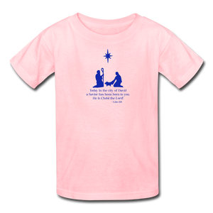 A Savior Has Been Born - Kids' T-Shirt - pink