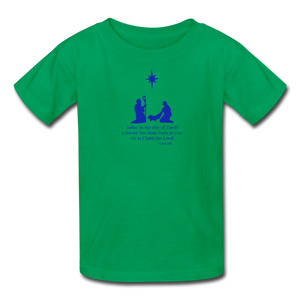 A Savior Has Been Born - Kids' T-Shirt - kelly green