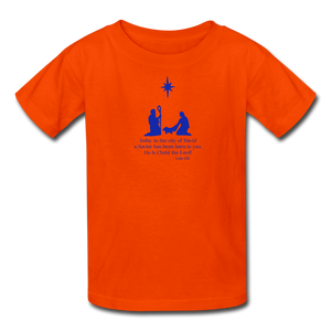 A Savior Has Been Born - Kids' T-Shirt - orange