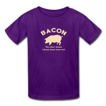 Bacon - Kids' T-Shirt - purple
