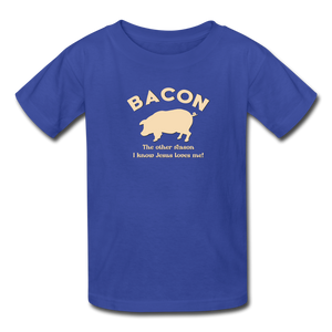 Bacon - Kids' T-Shirt - royal blue