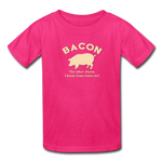 Bacon - Kids' T-Shirt - fuchsia