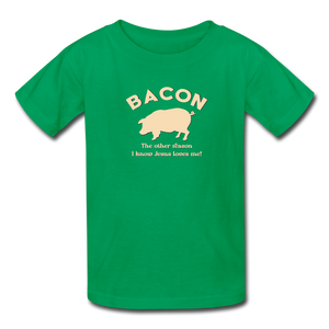 Bacon - Kids' T-Shirt - kelly green