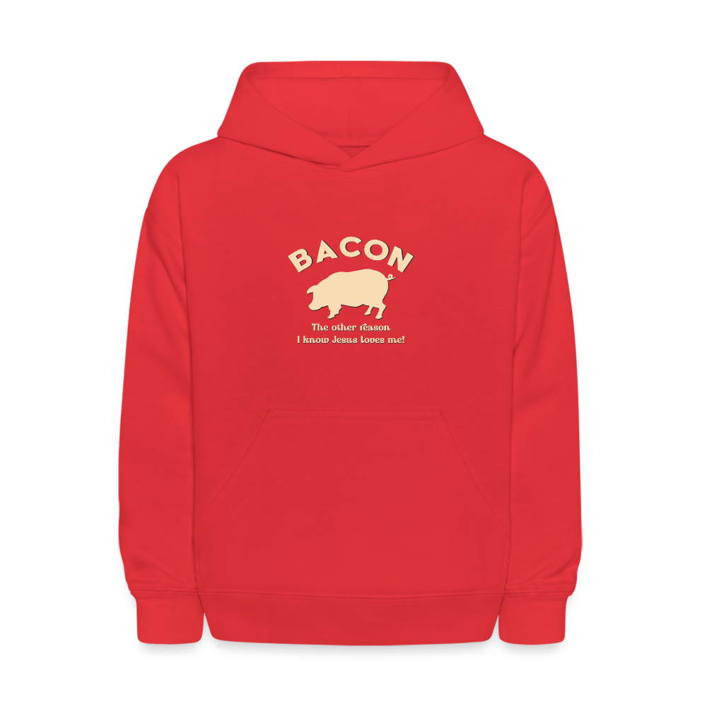 Bacon - Kids' Hoodie - red