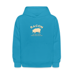 Bacon - Kids' Hoodie - turquoise