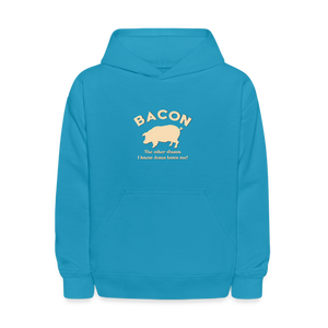 Bacon - Kids' Hoodie - turquoise