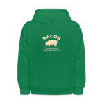Bacon - Kids' Hoodie - kelly green