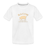 Bacon - Toddler Premium T-Shirt - white