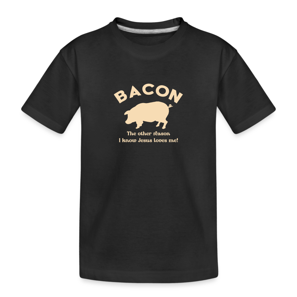 Bacon - Toddler Premium T-Shirt - black