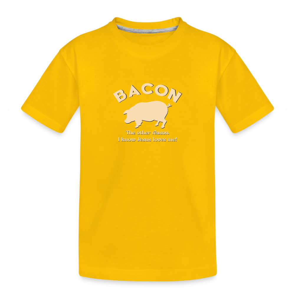 Bacon - Toddler Premium T-Shirt - sun yellow