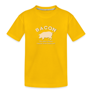 Bacon - Toddler Premium T-Shirt - sun yellow