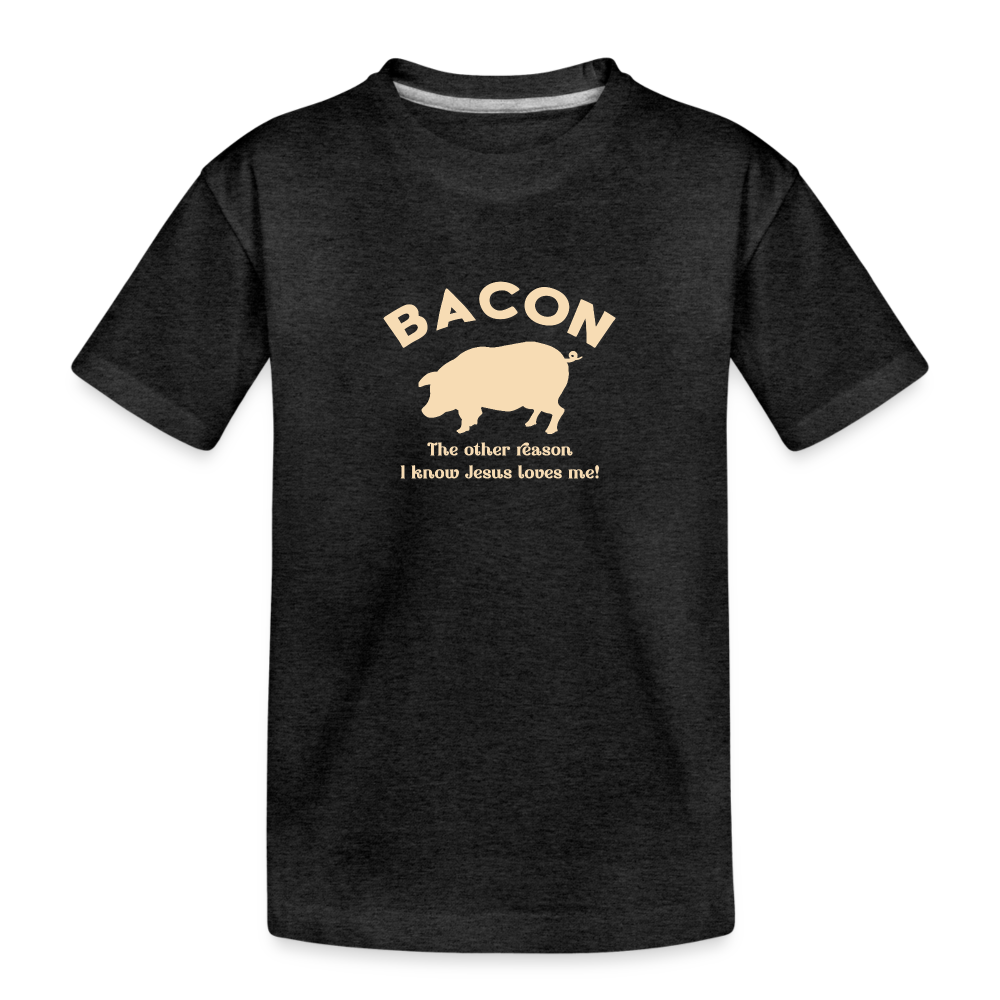 Bacon - Toddler Premium T-Shirt - charcoal grey