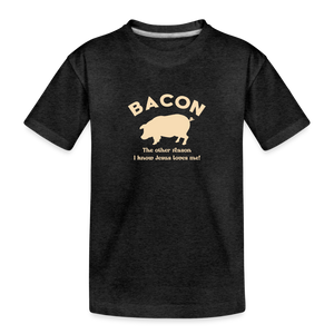 Bacon - Toddler Premium T-Shirt - charcoal grey