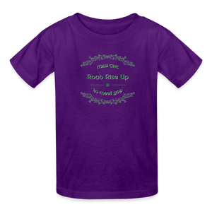 May the Road Rise Up to Meet You - Kids' T-Shirt - purple