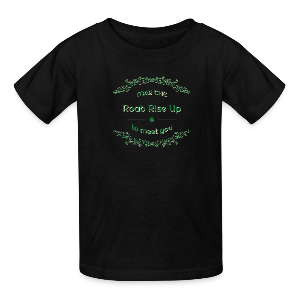 May the Road Rise Up to Meet You - Kids' T-Shirt - black