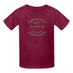May the Road Rise Up to Meet You - Kids' T-Shirt - burgundy