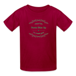 May the Road Rise Up to Meet You - Kids' T-Shirt - dark red