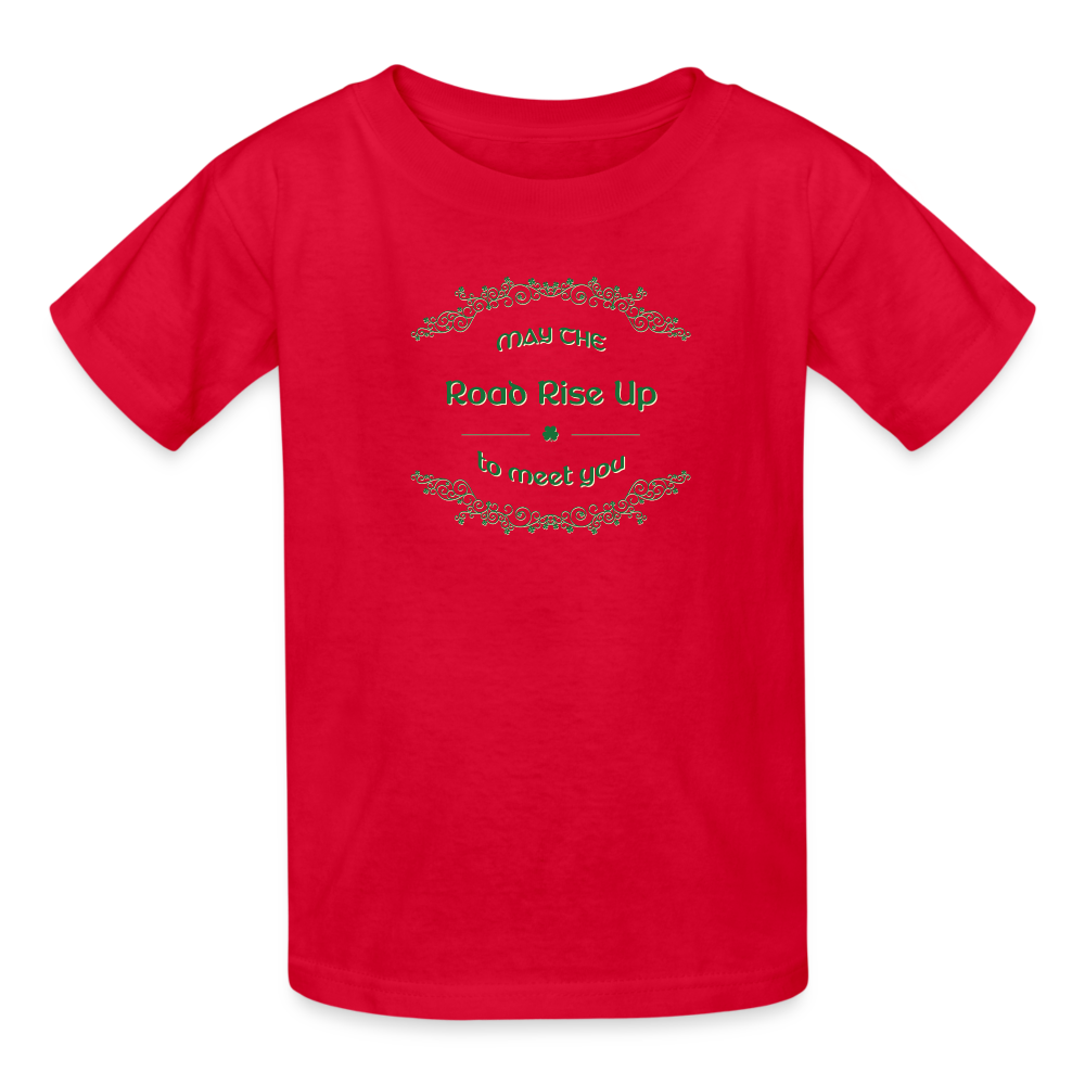 May the Road Rise Up to Meet You - Kids' T-Shirt - red