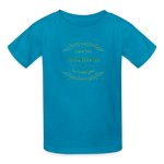 May the Road Rise Up to Meet You - Kids' T-Shirt - turquoise