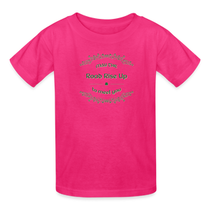 May the Road Rise Up to Meet You - Kids' T-Shirt - fuchsia